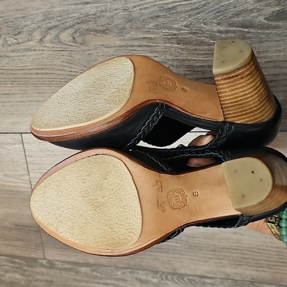 Black, Cowgirl, Western, Casual, Party, Wedding, Braided, Leather, Women, Shoes - Picture 5 of 7